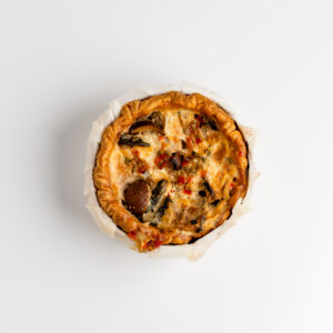 QUICHE AUBERGINES TOMATES MOZZA